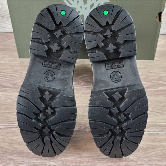 NEW Timberland Malynn Boots Women's Size 6.5 Chelsea Chunky Leather Biker Moto - Picture 8 of 9